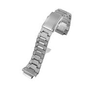 MHYATIO Compatible avec le bracelet de montre Casio Advanced Retrofit Diamond Case Strap DW5600/5610 GMW-B5000 Accessoires en métal for homme Bracelet de montre en acier inoxydable(BLACK WHITE,5610mm)