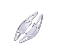 MHYESA Autocollants Levier Vitesse D'extension Palette Changement Volant Voiture Pour 3 2019 Pour CX30 Pour MX30 2020 2021 Pour CX-30 Pour MX-30 Palettes Changement(Argent)