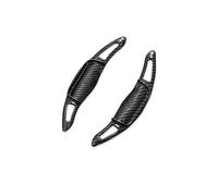 MHYESA Extension Palette Changement Vitesse Volant Voiture Pour Toyota Pour Caramry Pour Corolla Pour Avalon Levier En Fibre Carbone ABS Palettes Changement(Carbon black)