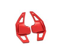 MHYESA Extensions Palettes Changement Vitesse Volant Voiture Autocollants Pour 3 Pour 4 Pour 5 Pour 6 Pour Série Pour F10 Pour F30 Pour I8 Palettes Changement(Red)