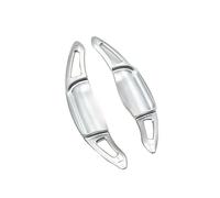 MHYESA Palette Changement Vitesse Pour Toyota Pour 2018 2019 Extension Levier Volant Voiture En Alliage D'aluminium Palettes Changement(Argent)