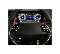 MHYESA Palettes Changement Vitesse Pour Kia Pour EV6 Pour GT-Line Pour GT 2021 2022 2023 Autocollants D'extension Levier Volant Voiture Spéciaux Palettes Changement(Red)