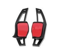 MHYESA Palettes Changement Vitesse Volant En Alliage D'aluminium Pour Octavia Pour Rs 2018 Pour Accessoires Voiture Boîte Vitesses Palettes Changement(Black)