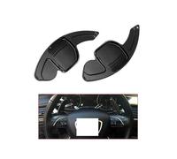 MHYESA Pour A3 Pour A4L Pour A7 Pour A8 Pour S5 Pour Q5 Pour Q7 Pour TT 2012-2016 Palette Changement Vitesse Volant Voiture En Aluminium Palettes Changement(A Black With Screw)