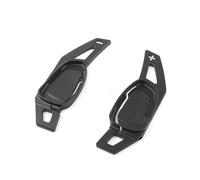 MHYESA Pour A5 Pour S5 Pour S3 Pour S6 Pour SQ5 Pour RS3 Pour RS6 Pour RS7 Palette Changement Vitesse Volant Voiture En Aluminium Palettes Changement(Black)