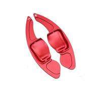 MHYESA Pour Beetle Pour Pour R32 Pour Eos Pour R36 Pour Golf 5 6 Pour Polo Pour Jetta Pour Palette Changement Volant Voiture Palettes Changement(Red)