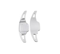 MHYESA Pour Camaro Pour ZL1 Pour Z28 Pour COPO Pour SS Pour Special 2012-2015 Palettes Changement Vitesse Volant Voiture Extension Autocollants Palettes Changement(Argent)