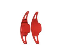 MHYESA Pour Camaro Pour ZL1 Pour Z28 Pour COPO Pour SS Pour Special 2012-2015 Palettes Changement Vitesse Volant Voiture Extension Autocollants Palettes Changement(Red)