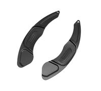 MHYESA Pour Golf Pour Polo Pour GTI R Pour MK7 Pour .5 Les Palettes Changement Vitesse Volant Voiture Prolongent Autocollants Palettes Changement(Black)