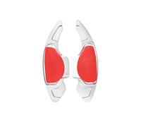 MHYESA Pour INFINITI Pour Q50 Pour QX50 Pour Q60 Pour Coupé 2019 2018 Palettes Changement Vitesse Volant Voiture Autocollants D'extension Palettes Changement(Style 1 Silver)