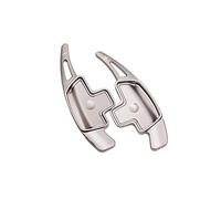 MHYESA Pour M2 Pour M3 Pour M4 Pour M5 Pour X5M Pour X6M Pour F87 Pour F85 Pour F86 2 Extensions Palettes Changement Vitesse Volant Voiture Palettes Changement(Argent)