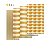 MHYMX Pierres Paillettes Autocollantes, 2100 Pièces Strass Or avec Pincettes 3/4/5/6 mm Pierres Précieuses pour Artisanat Pierres Décoratives Pierres Artisanales Paillettes pour Enfants Artisanat Cad