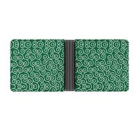 MHYRAC Poche pour pièces de monnaie, portefeuille d'été en cuir pastèque, portefeuille fin en cuir pour cartes de crédit, Fond Arabesque, Taille unique