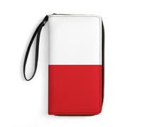 MHYRAC Portefeuille en cuir, marbre gris or rose, avec corde, petite taille et grande capacité, facile à transporter, République tchèque-162276_1920, 19.7x10.5cm, Moderne