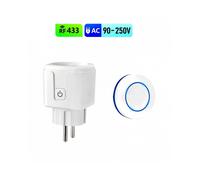 MHZ Rf Wireless Remote Control Smart Switch Electrical Sockets 220V 15A,1 SOCKET 1 REMOTE