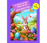 "Mi amiga pintora - Pascua de Resurrección": Libro para colorear para niños con 75 páginas para colorear | de 3 a 8 años | gran formato | aprox. 22 x 28 centímetros