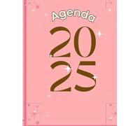 "Mi Año Organizado 2025: Agenda Planificadora Mensual en Español": "Organización mensual con un diseño delicado y funcional."