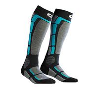 MI-BAS BACK SIDE, Chaussettes de sport Homme, GRIS BLEU-NOIR, 43-44