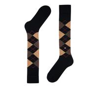 Burlington Chaussettes longues homme Preston M - Chaudes, fantaisie - Noir Black-Sahara 40-46