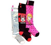 Mi bas enfant Licence bouclette fantaisie et confort: Star wars, Pat Patrouille, Minions.Assortiments modèles photos selon arrivages. (31/35, Pack de 3 Mi bas modèle fille)