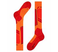 Falke Chaussettes de ski SK4 Advanced M KH laine fine 1 paire Orange (Flash Orange 8034) 42-43