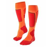 Mi-bas Falke SK4 orange fluo - Chaussettes de ski homme respirantes, rembourrage ultra-léger 44/45