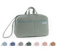 mi bollito Crossbody Sac de maternité pour poussette et hôpital Sac de rangement pratique et élégant de grande capacité Produit fabriqué en Espagne, vert menthe, Taille unique