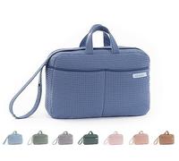 mi bollito Crossbody Sac de maternité pour poussette et hôpital Sac de rangement pratique et élégant de grande capacité Produit fabriqué en Espagne, Bleu grisé, Taille unique
