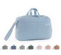 mi bollito Crossbody Sac de maternité pour poussette et hôpital Sac de rangement pratique et élégant de grande capacité Produit fabriqué en Espagne, bleu clair, Taille unique