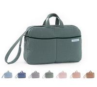 mi bollito Crossbody Sac de maternité pour poussette et hôpital Sac de rangement pratique et élégant de grande capacité Produit fabriqué en Espagne, vert, Taille unique