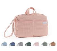 mi bollito Crossbody Sac de maternité pour poussette et hôpital Sac de rangement pratique et élégant de grande capacité Produit fabriqué en Espagne, rose pastel, Taille unique