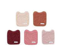 mi bollito Lot de 5 bavoirs imperméables pour bébé | Avec élastique au cou | éponge 100 % coton | doux, absorbant et confortable | Fabriqués 100 % en Espagne., Doux soupirs, taille unique