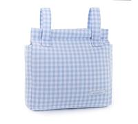 Mi bollito - Sac organisateur de poussette pour maman, sac poussette bébé, multifonctionnel de grande capacité pour ranger (bleu)