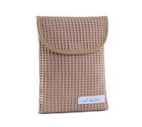mi bollito - Sac organisateur pour couches et lingettes pour bébé, tissu gaufré 100% coton, fermeture rapide type velcro, pratique et élégant.