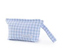 Mi Bollito - Trousse de toilette pour bébé Vichi en coton, petit sac organisateur pour accessoires de toilette et hygiène de bébé, pratique et pratique à transporter., bleu, Vichi