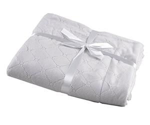 MI CASA Couverture CUSKI 90 x 75 Argent