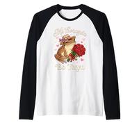 Mi Corazón ES Tuyo Coquí Grenouille avec Roses Boricua Valentine Manche Raglan