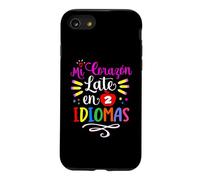 Mi Corazon Late en Dos Idiomas Professeur d'espagnol bilingue Coque pour iPhone SE (2020) / 7/8