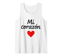 Mi Corazon Spanish My Heart Cadeau pour homme femme enfant Débardeur