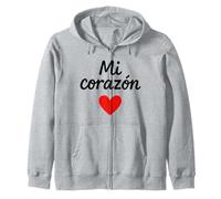 Mi Corazon Spanish My Heart Cadeau pour homme femme enfant Sweat à Capuche