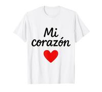 Mi Corazon Spanish My Heart Cadeau pour homme femme enfant T-Shirt