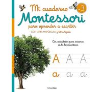 Mi cuaderno Montessori para aprender a escribir