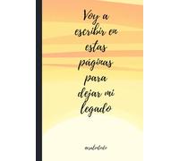 Mi diario digital: para dejar mi legado: Diario de notas inspirador para todos