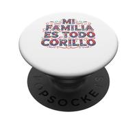 Mi Familia ES Todo Corillo Latino Fun Family Party Assorti PopSockets PopGrip Adhésif