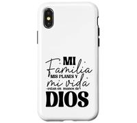 Mi Familia, mis Planes y mi Vida están en Las Manos de Dios. Coque pour iPhone X/XS