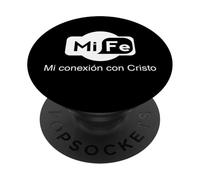 Mi Fe, mi conexión Con Cristo, Believer Faith God Religious PopSockets PopGrip Adhésif