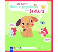 Mi gran libro de pegatinas con textura. Animales de compañía