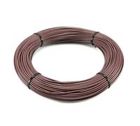 Mi-Heat Câble d'installation de 100 m - Double isolation - Câble d'alimentation - Câble d'alimentation - Câble d'alimentation en cuivre - Multibrins - 1,5 mm² - Marron - Pour films chauffants