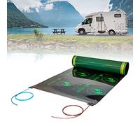 Mi-Heat Chauffage électrique sans gaz dans la caravane - 0,5 x 1,25 m - Chauffage électrique au sol - Kit avec thermostat