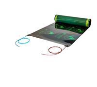 Mi-Heat Film chauffant de qualité supérieure - 2,5 m - 80 W/m² - Largeur : 50 cm - Fabriqué avec câble de 2,5 m - Chauffage au sol électrique pour vinyle, liège, stratifié, parquet, PVC